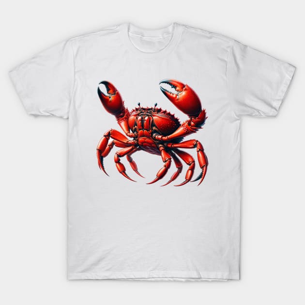 Christmas Island crab - natural history art T-Shirt by encyclo